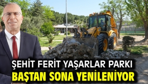 Şehit Ferit Yaşarlar Parkı baştan sona yenileniyor