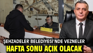 Şehzadeler Belediyesi'nde Vezneler Hafta Sonu Açık Olacak 