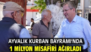 AYVALIK KURBAN BAYRAMI'NDA 1 MİLYON MİSAFİRİ AĞIRLADI