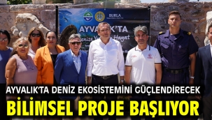 Ayvalık'ta Deniz Ekosistemini Güçlendirecek Bilimsel Proje Başlıyor