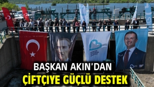 Başkan Akın'dan Çiftçiye Güçlü Destek