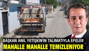 Başkan Anıl Yetişkin'in Talimatıyla Efeler Mahalle Mahalle Temizleniyor