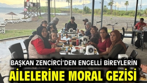 BAŞKAN ZENCİRCİ'DEN ENGELLİ BİREYLERİN AİLELERİNE MORAL GEZİSİ