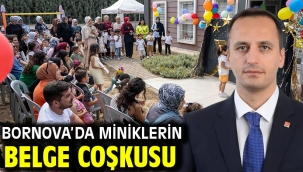 Bornova'da miniklerin belge coşkusu