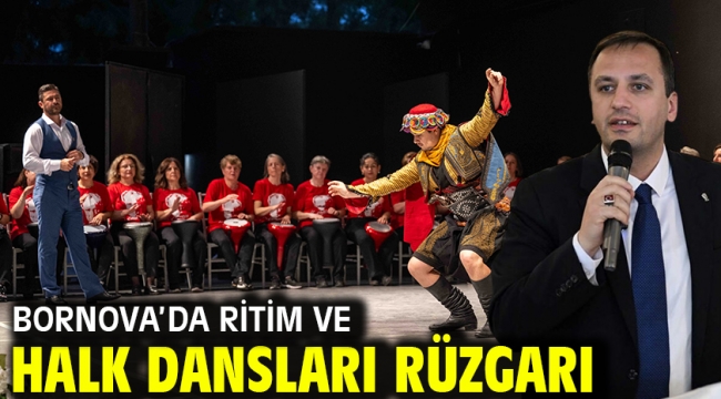 Bornova'da ritim ve halk dansları rüzgarı