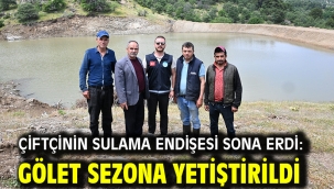 Çiftçinin Sulama Endişesi Sona Erdi: Gölet Sezona Yetiştirildi
