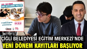 Çiğli Belediyesi Eğitim Merkezi'nde Yeni Dönem Kayıtları Başlıyor