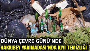Dünya Çevre Günü'nde Hakkıbey Yarımadası'nda Kıyı Temizliği