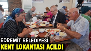 Edremit Belediyesi Kent Lokantası açıldı