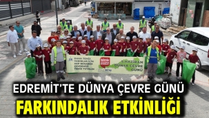 Edremit'te Dünya Çevre günü farkındalık etkinliği