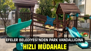 Efeler Belediyesi'nden Park Vandallığına Hızlı Müdahale