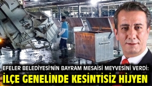 EFELER BELEDİYESİ'NİN BAYRAM MESAİSİ MEYVESİNİ VERDİ: İLÇE GENELİNDE KESİNTİSİZ HİJYEN