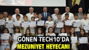 Gönen TECH10'da Mezuniyet Heyecanı