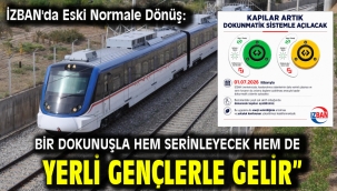​İZBAN'da Eski Normale Dönüş: Bir Dokunuşla Hem Serinleyecek Hem de Doğayı Koruyacağız!
