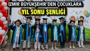 İzmir Büyükşehir'den çocuklara yıl sonu şenliği