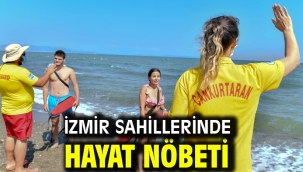 İzmir sahillerinde hayat nöbeti
