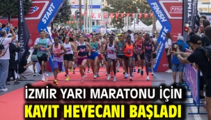 İzmir Yarı Maratonu için kayıt heyecanı başladı