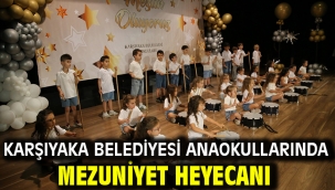 Karşıyaka Belediyesi anaokullarında mezuniyet heyecanı