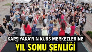 Karşıyaka'nın kurs merkezlerine yıl sonu şenliği