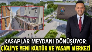 Kasaplar Meydanı Dönüşüyor: Çiğli'ye Yeni Kültür ve Yaşam Merkezi