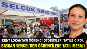 Kent Lokantası Öğrenci Otobüsleri Tatile Girdi: Başkan Sengel'den Öğrencilere Tatil Mesajı