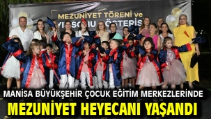 Manisa Büyükşehir Çocuk Eğitim Merkezlerinde Mezuniyet Heyecanı Yaşandı