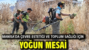 Manisa'da Çevre Estetiği ve Toplum Sağlığı İçin Yoğun Mesai