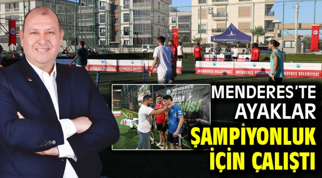 Menderes'te Ayaklar Şampiyonluk İçin Çalıştı
