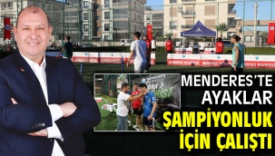 Menderes'te Ayaklar Şampiyonluk İçin Çalıştı