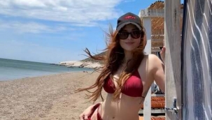 Mine Tugay tatil sezonunu açtı