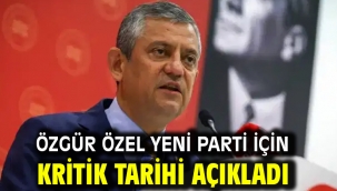 Özgür Özel yeni parti için kritik tarihi açıkladı