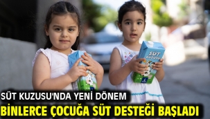 Süt Kuzusu'nda yeni dönem Binlerce çocuğa süt desteği başladı