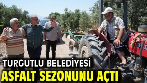Turgutlu Belediyesi Asfalt Sezonunu Açtı 
