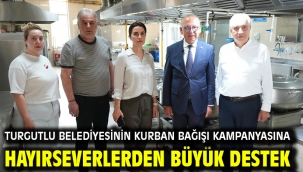Turgutlu Belediyesinin Kurban Bağışı Kampanyasına Hayırseverlerden Büyük Destek 