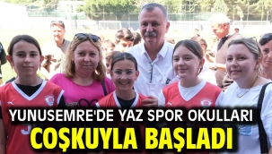 YUNUSEMRE'DE YAZ SPOR OKULLARI COŞKUYLA BAŞLADI