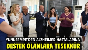 YUNUSEMRE'DEN ALZHEIMER HASTALARINA DESTEK OLANLARA TEŞEKKÜR