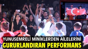 YUNUSEMRELİ MİNİKLERDEN AİLELERİNİ GURURLANDIRAN PERFORMANS