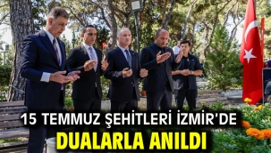 15 Temmuz şehitleri İzmir'de dualarla anıldı