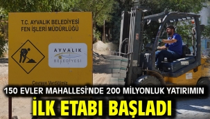 150 Evler Mahallesi'nde 200 Milyonluk Yatırımın İlk Etabı Başladı