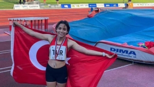 Aydınlı milli atlet Balkan ikincisi oldu