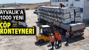 Ayvalık'a 1000 yeni Çöp Konteyneri