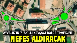 Ayvalık'ın 7. Akıllı Kavşağı Bölge Trafiğine Nefes Aldıracak