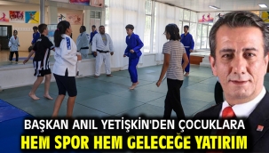 BAŞKAN ANIL YETİŞKİN'DEN ÇOCUKLARA HEM SPOR HEM GELECEĞE YATIRIM