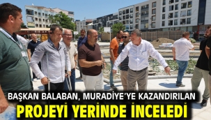 BAŞKAN BALABAN, MURADİYE'YE KAZANDIRILAN PROJEYİ YERİNDE İNCELEDİ