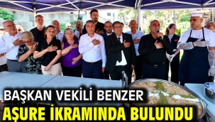 Başkan Vekili Benzer aşure ikramında bulundu