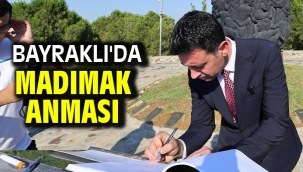 Bayraklı'da Madımak anması