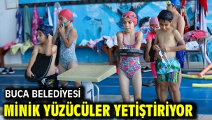 Buca Belediyesi minik yüzücüler yetiştiriyor