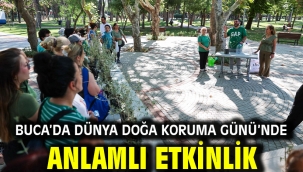 Buca'da Dünya Doğa Koruma Günü'nde anlamlı etkinlik