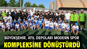 Büyükşehir, atıl depoları modern spor kompleksine dönüştürdü