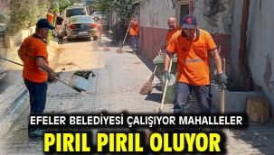 EFELER BELEDİYESİ ÇALIŞIYOR MAHALLELER PIRIL PIRIL OLUYOR